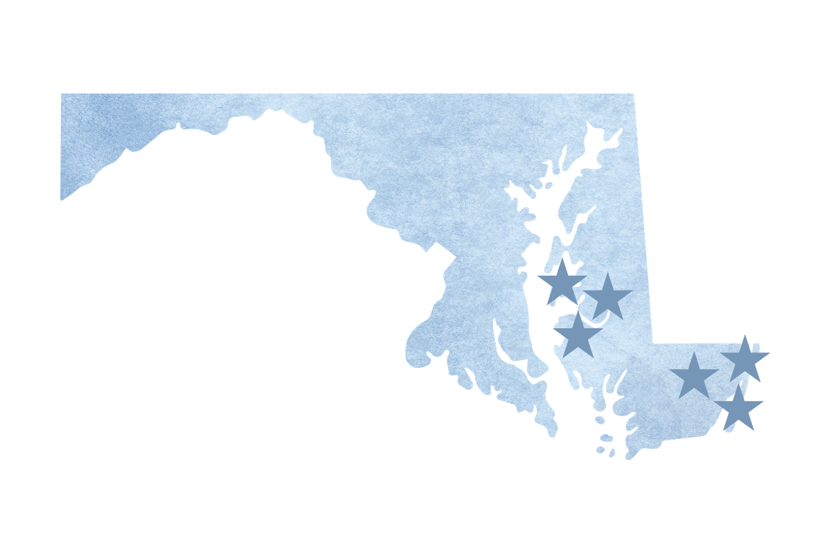 Nally Homes Service Area - Maryland